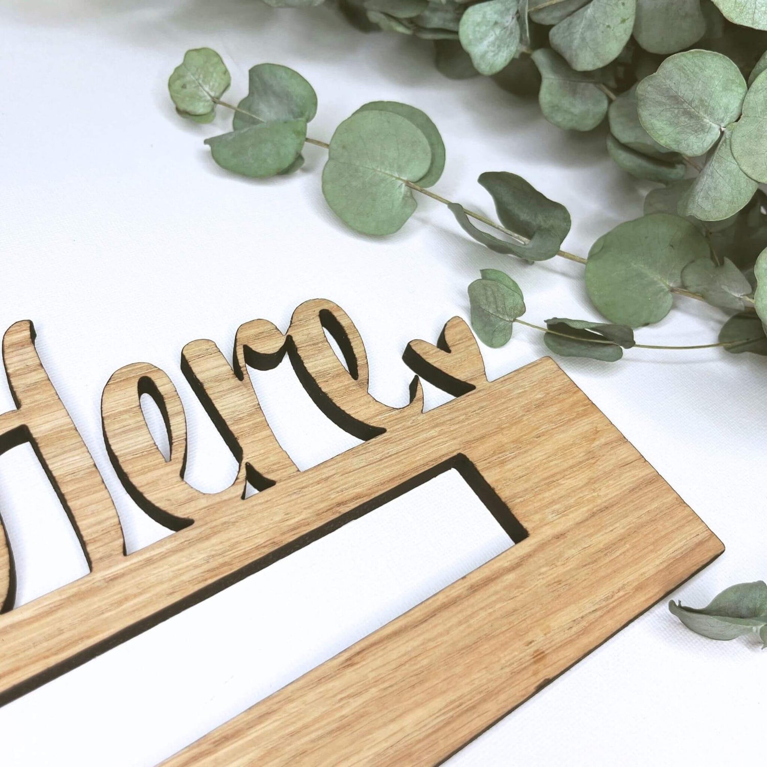 Bespoke Wooden Name Signs for Macramé