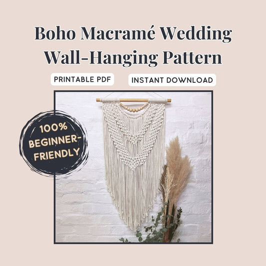 Macramé Wedding Wall Hanging Pattern